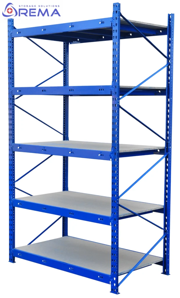 regał magazynowy ALFA z półką z płyty wiórowej