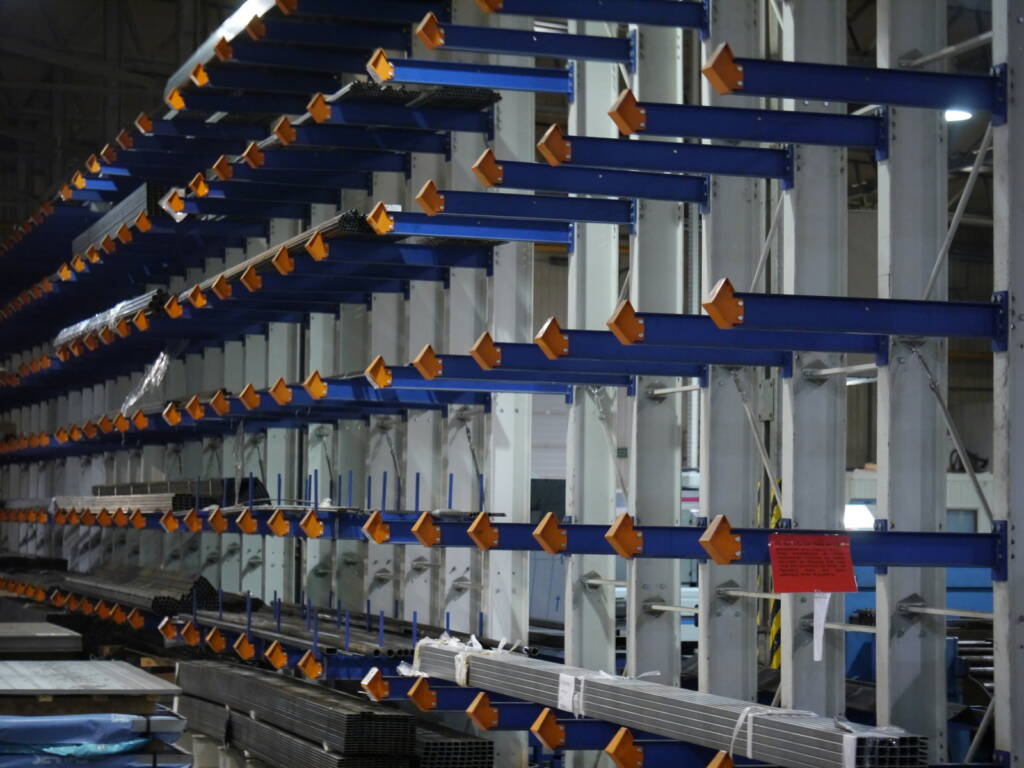 regały wspornikowe ciężki do stali