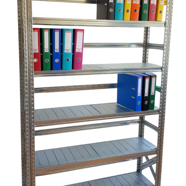regały do archiwum z ogranicznikami ocynkowane