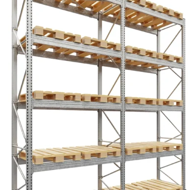 regały paletowe ocynkowane ciąg