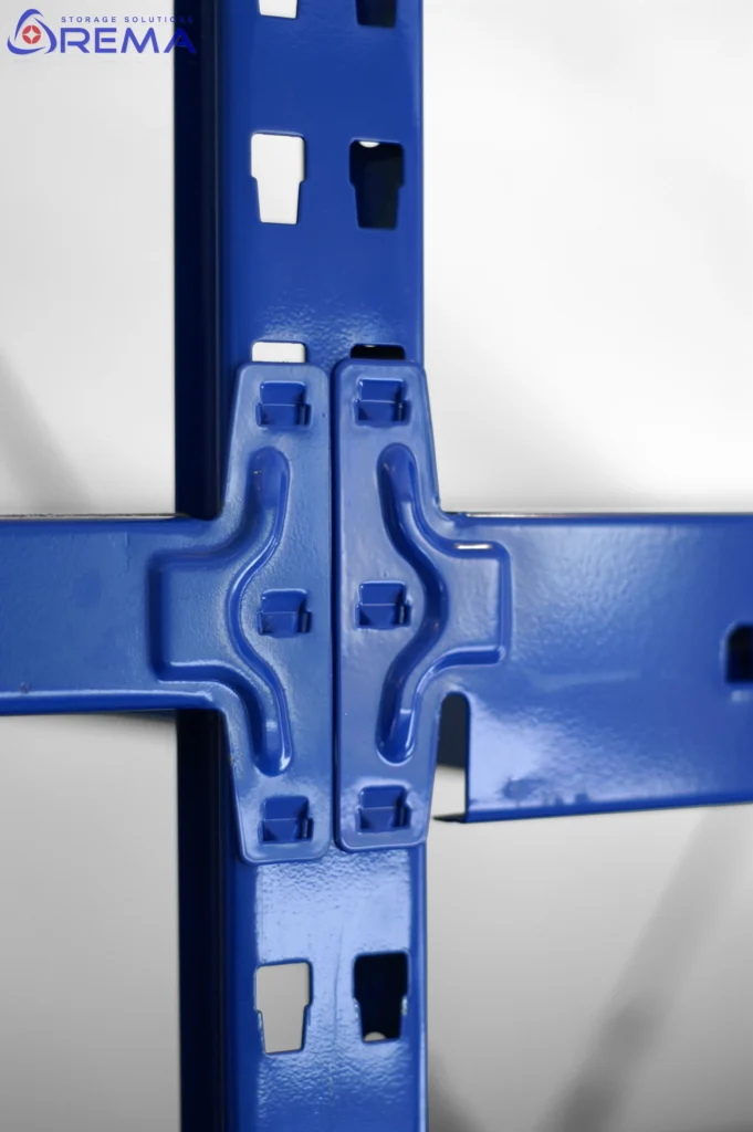 regały wtykowe na nodze wspólnej