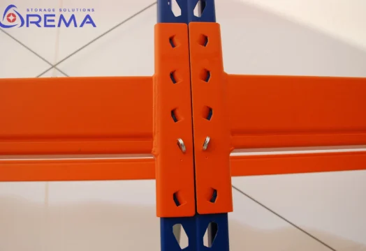 regały zaczepowe, system w regale paletowym