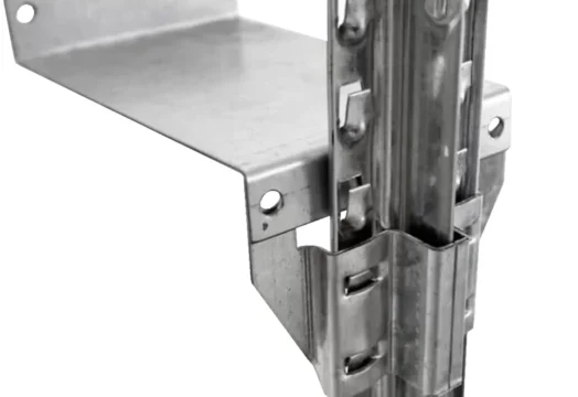 Elementy dodatkowe do regałów - klamra do ściany z dystansem