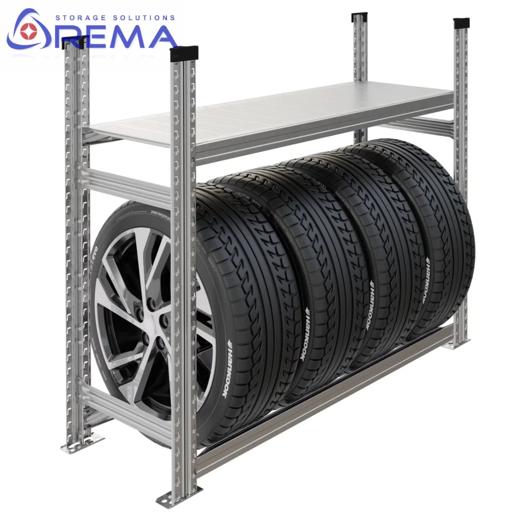 regał do garażu niski