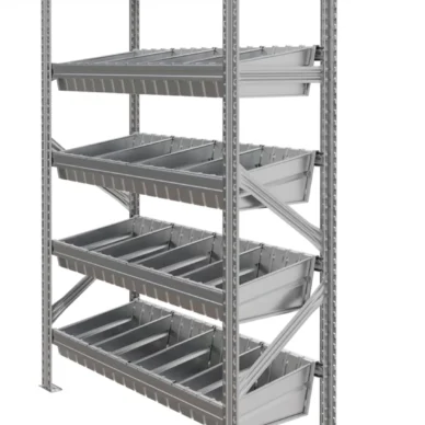 regał z pojemnikami kuwetowy