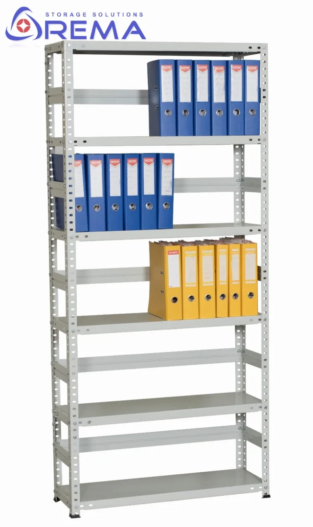 regał archiwalny do biura na CITO, metalowe półki