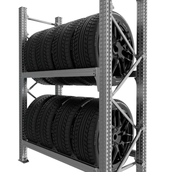 Regał na duże opony 70 cm i większe