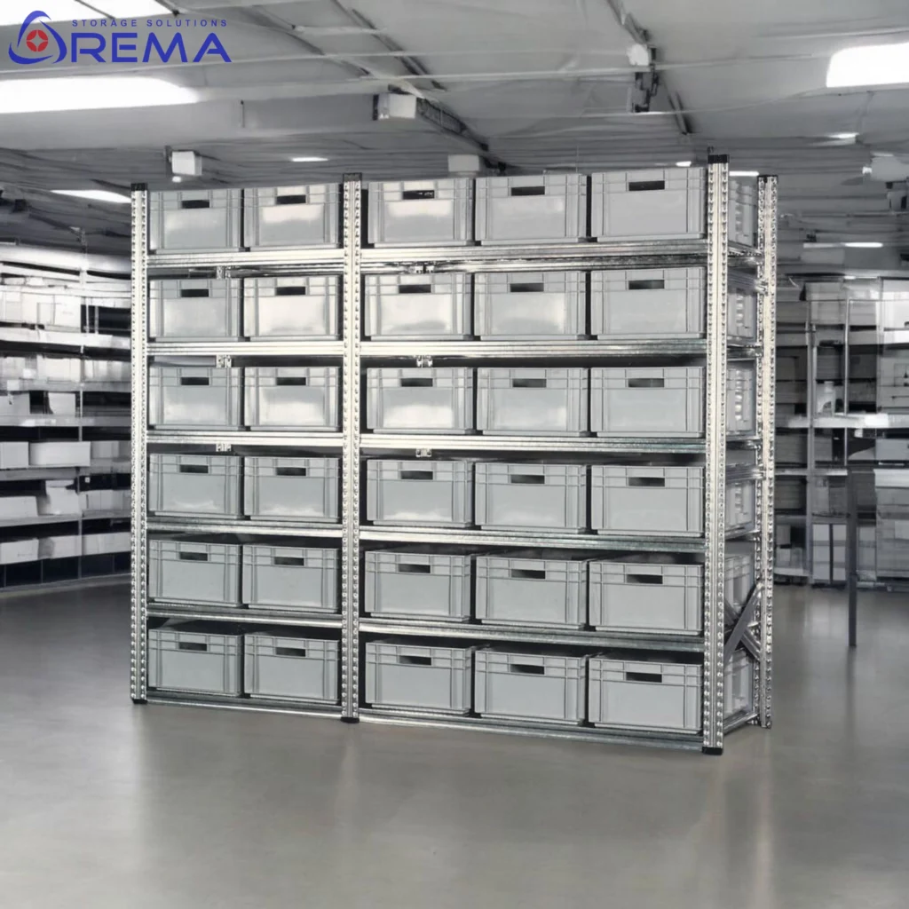 regały uniwersalne SU123 na skrzynki EURO