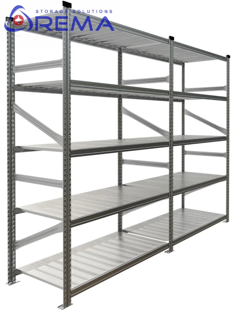 regał perforowany półkowy