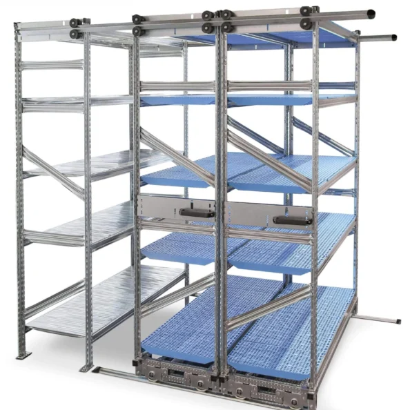 regały przesuwne PCV