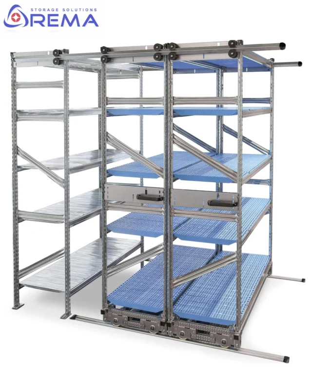 regały przesuwne PCV