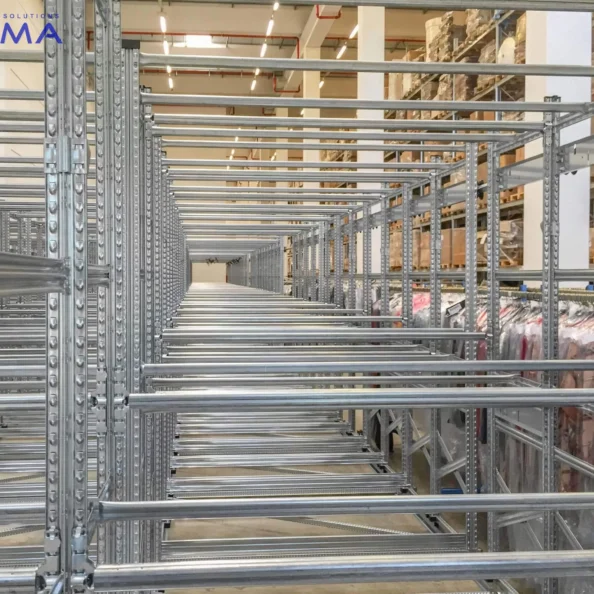 regały przesuwne na odzież