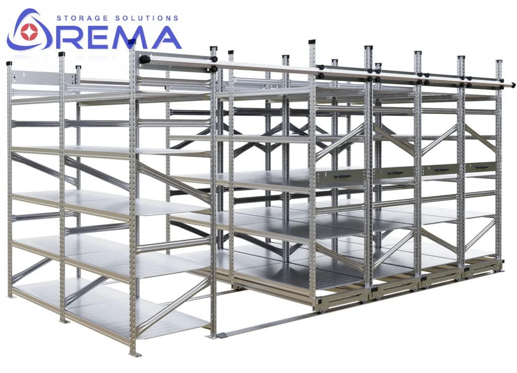 regały jezdne lekkie