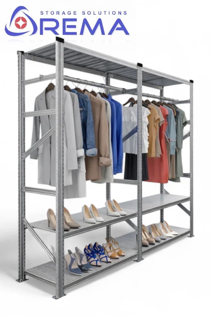 regał na ubrania