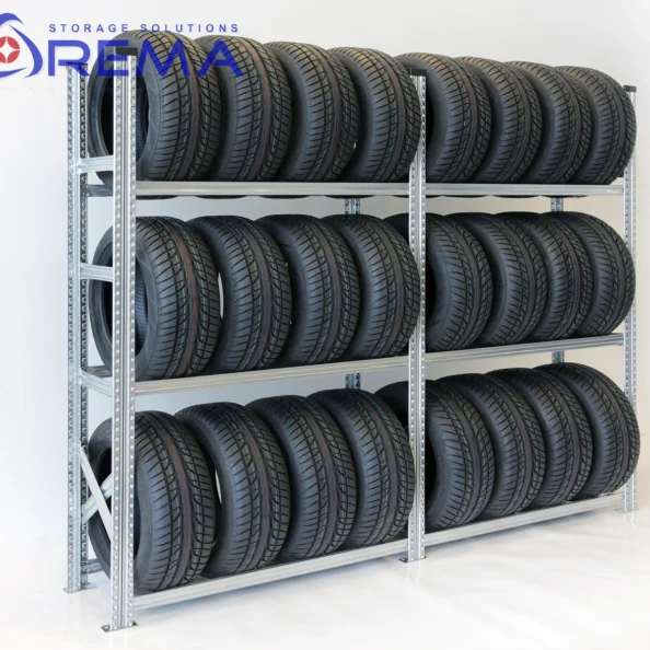regał na opony ocynkowany
