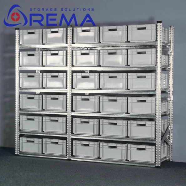 regał metalowy na pojemniki EURO