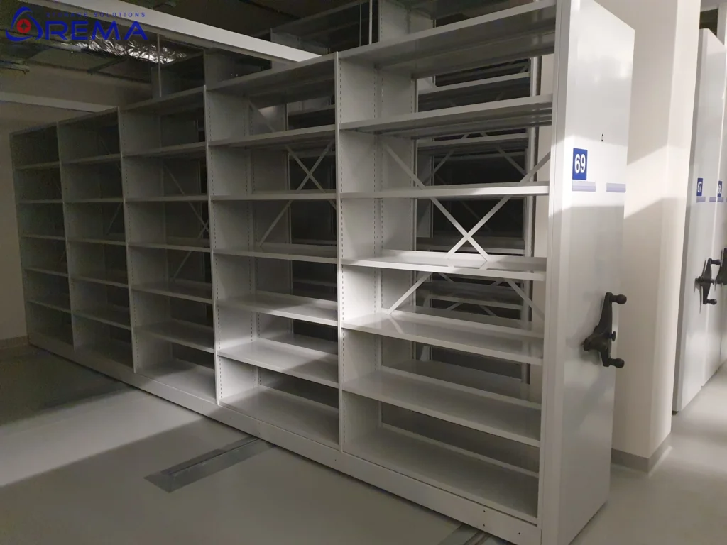 regały przesuwne archiwalne