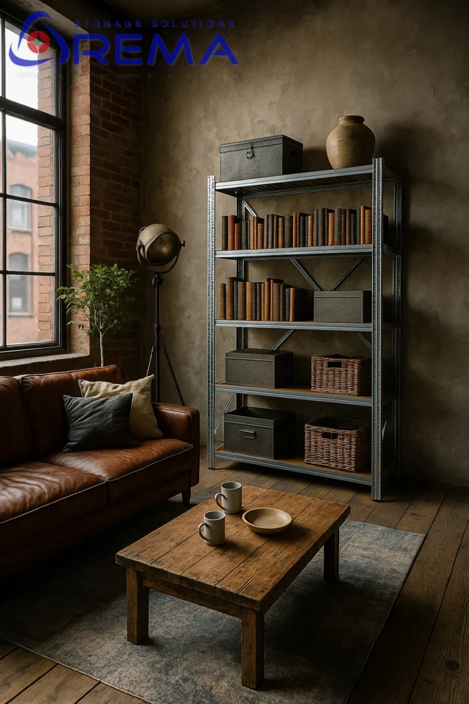 regały w domach i mieszkaniach 