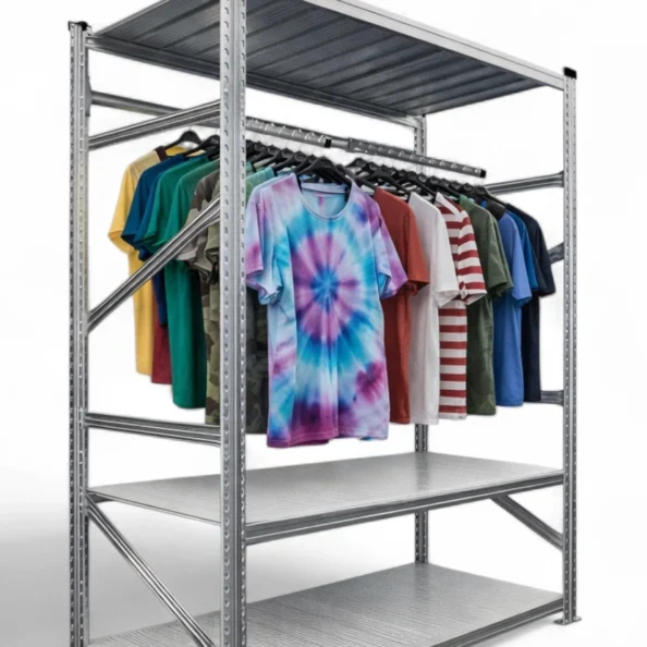 regał ekspozycyjny na ubrania