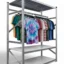 regał ekspozycyjny na ubrania