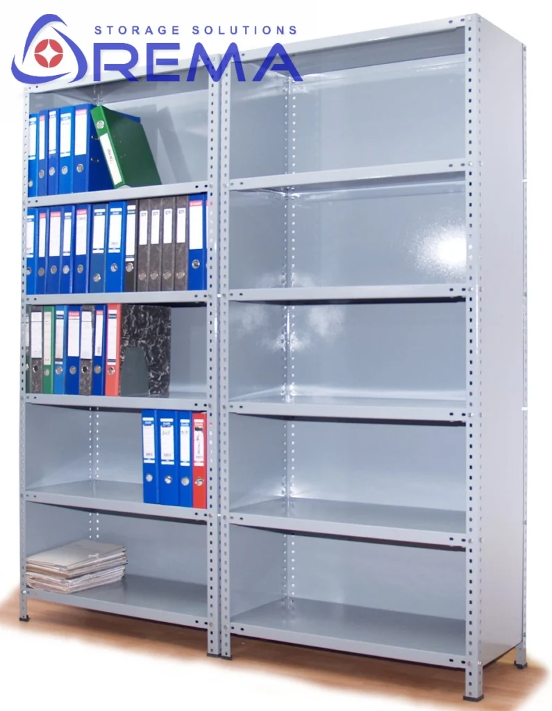 regał archiwalny pełny