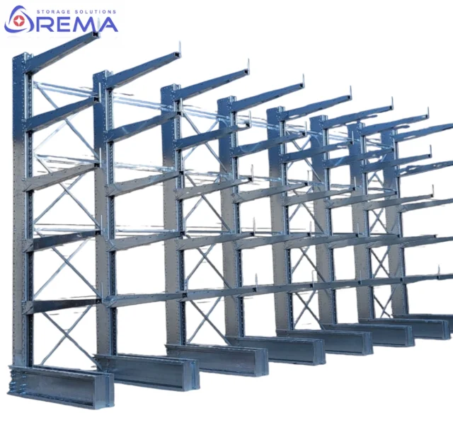 regał wspornikowy jednostronny ciężki