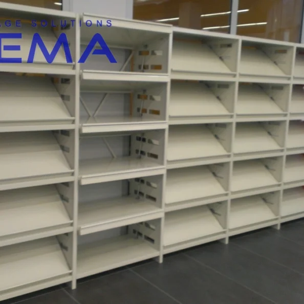 regał na czasopisma półki pochylone