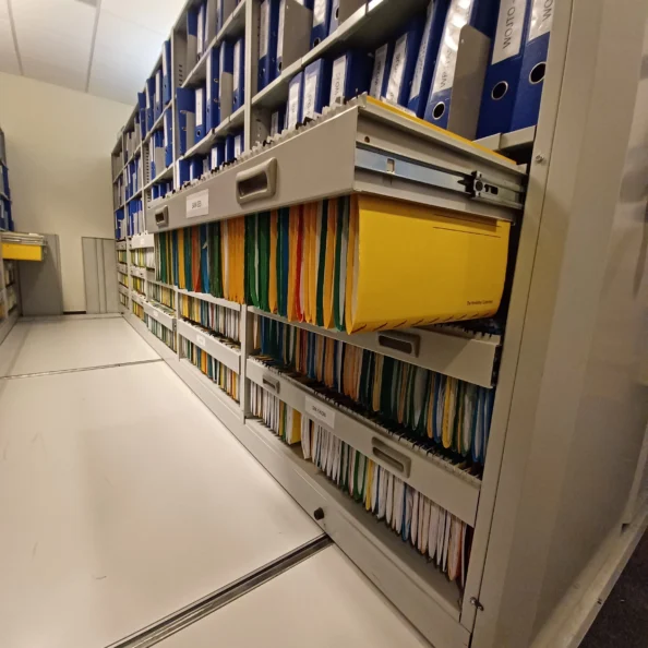 regały jezdne na akta i teczki