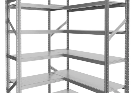 zabudowa narożnika regałami