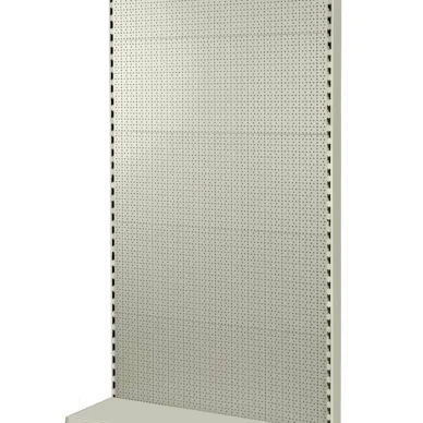 regał przyścienny perforowany samodzielny kremowy