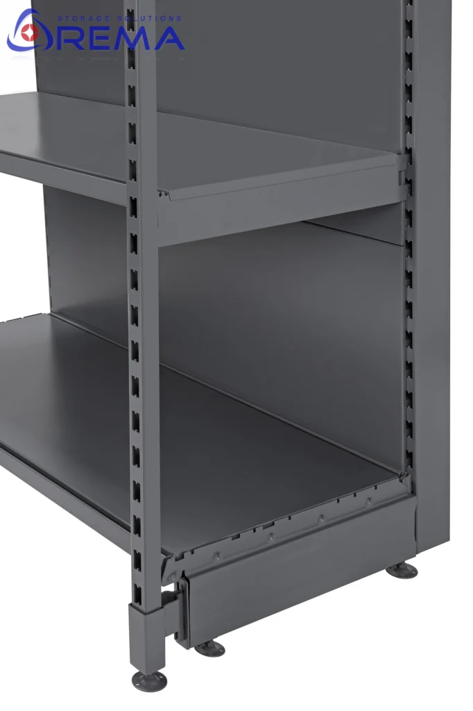 regały sklepowe wzmocnione stopa regału