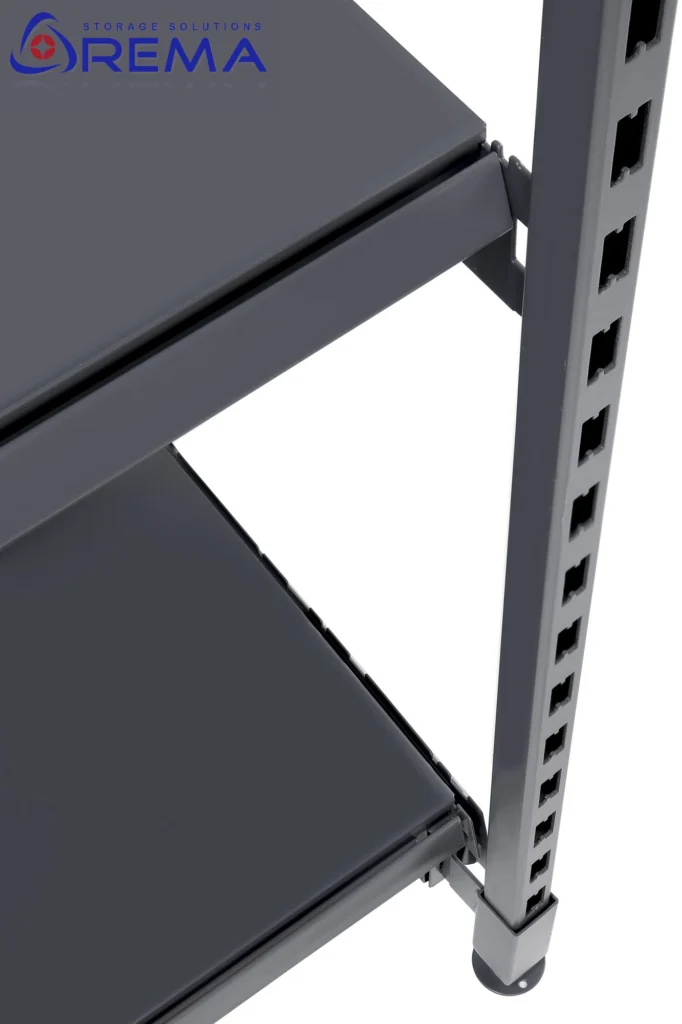 regały sklepowe wzmocnione słupek czołowy