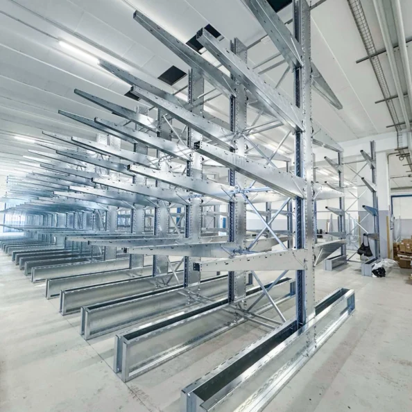 regały wspornikowe dwustronne ciężkie