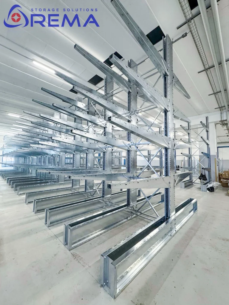 regały wspornikowe dwustronne ciężkie