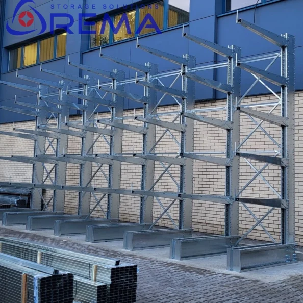 regały wspornikowe jednostronne ciężkie