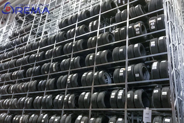 regał na opony wysokiego składowania