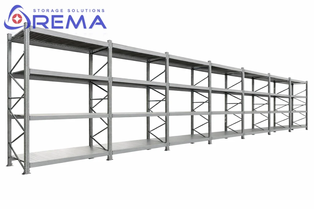 regały modułowe ciężkie w ciągu