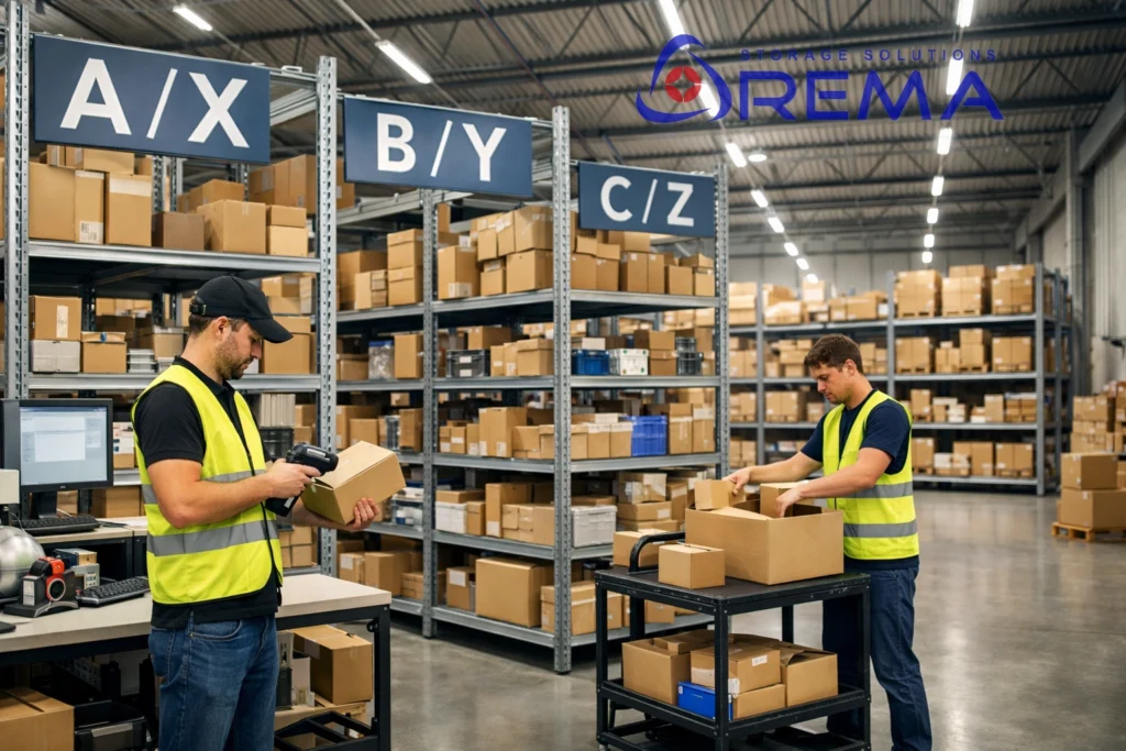 rozmieszczenie towaru w magazynie