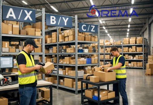 rozmieszczenie towaru w magazynie