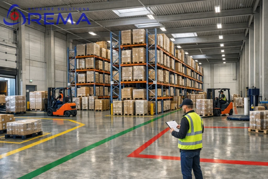 Mapa przepływu towaru magazyn