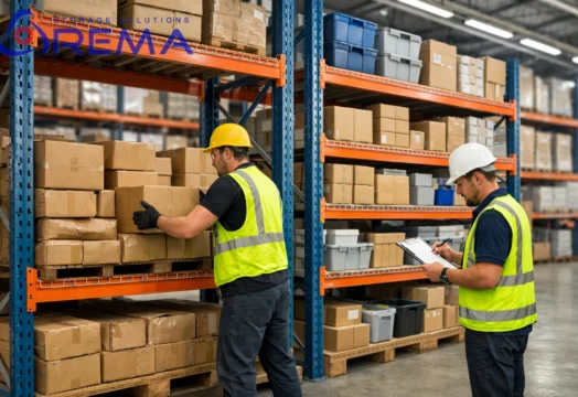 Załadunek i kontrola zapasów w magazynie