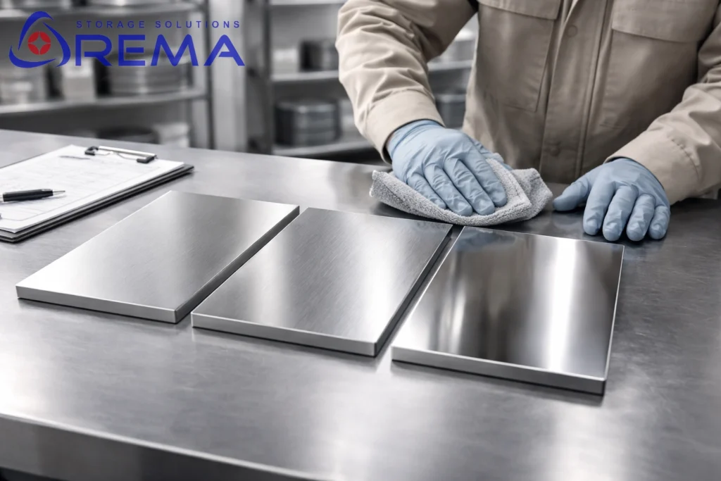 Wykończenie powierzchni stali nierdzewnej: satyna, szlif, poler